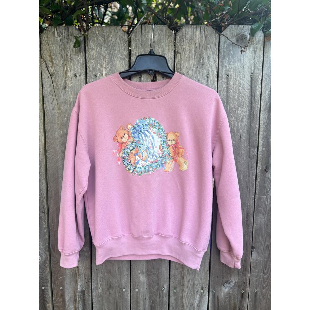 The Pink 90s Teddy Bear Sweatshirt